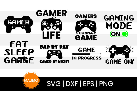 8 Gaming Bundle Quotes: Graphics & Print Templates
