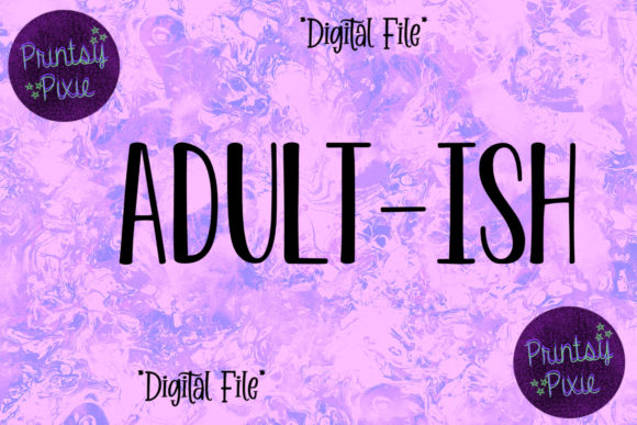 Adult-Ish Graphics for Modern Crafts Branding
