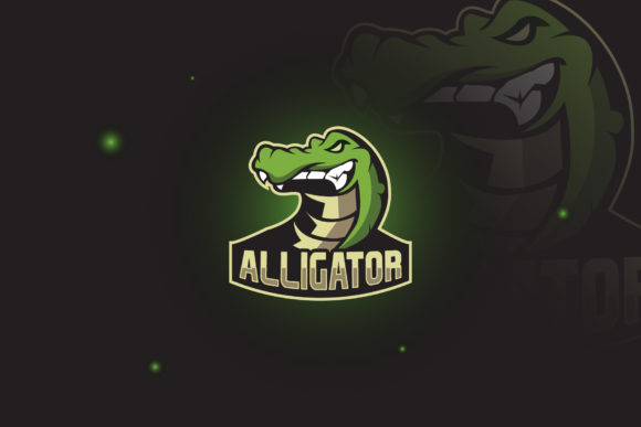Alligator Esport Gaming Logos and Graphics