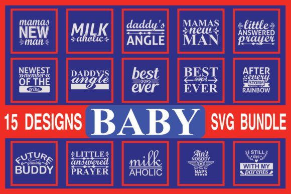 Baby Quotes Bundle: Graphics for Crafts