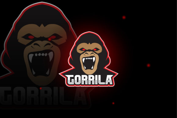 Gorilla Logo E-Sport Gaming: Graphics & Logos