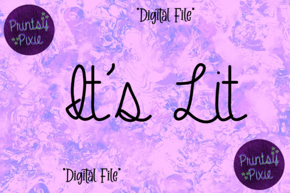 It s Lit: Graphics for Crafts & Branding