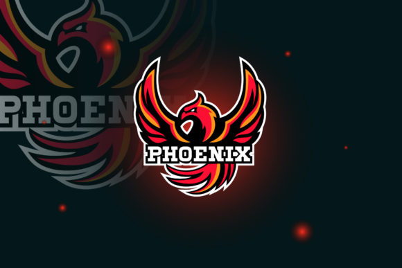 Phoenix Logo E-Sport Gaming Graphics & Logos