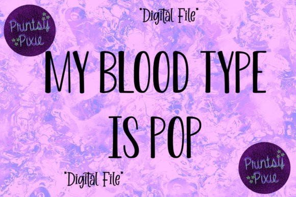 Pop Lover Graphics for Modern Crafts