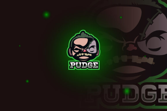 Pudge Logo E-Sport Gaming: Graphics for Logos