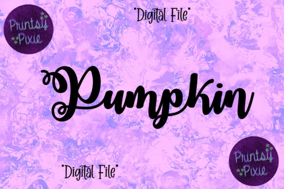 Pumpkin Fall Autumn Graphics for Crafts