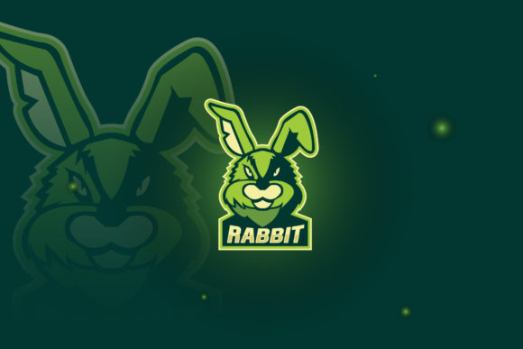 Rabbit Logo E-Sport Gaming: Graphics for Logos