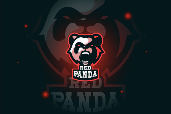 Red Panda Logo E-Sport Gaming: Graphics & Logos
