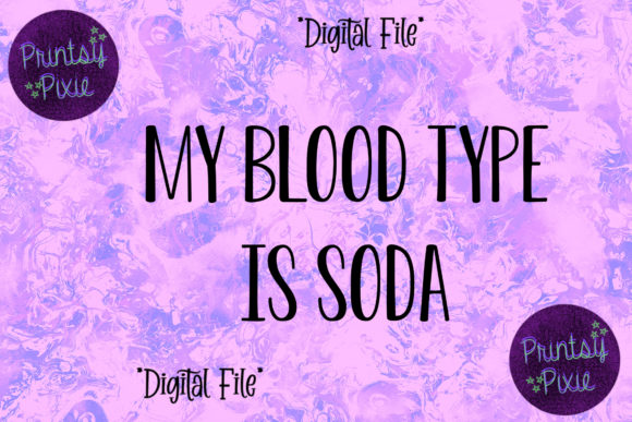 Soda Lover Graphics for Modern Crafts
